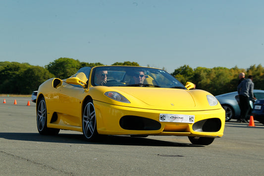 Yellow Ferrari 430 Gold Range Supercar