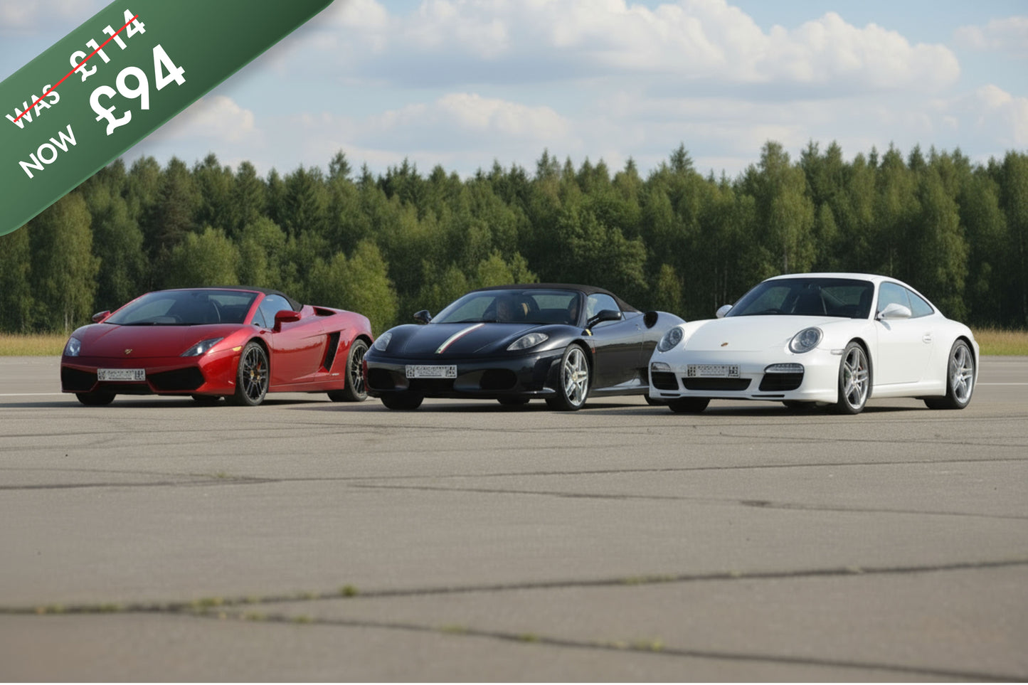 Gold Supercar Range 3 Car Lineup