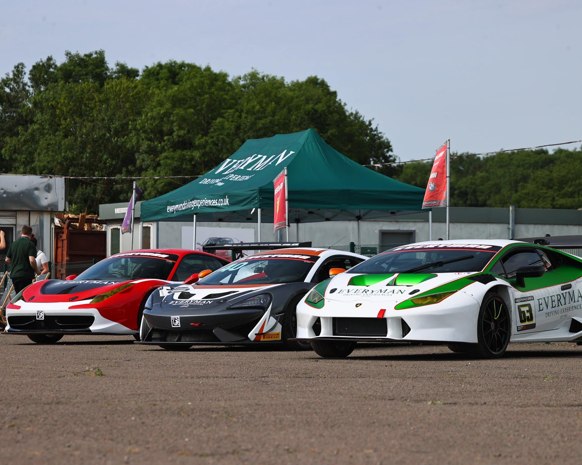 Ferrari gt3, Mclaren gt4, Lamborghini gt3 lineup