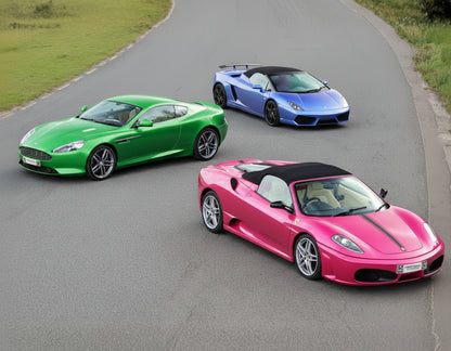 1-5 Cars Supercar High Speed Passenger Ride (Gold Range)